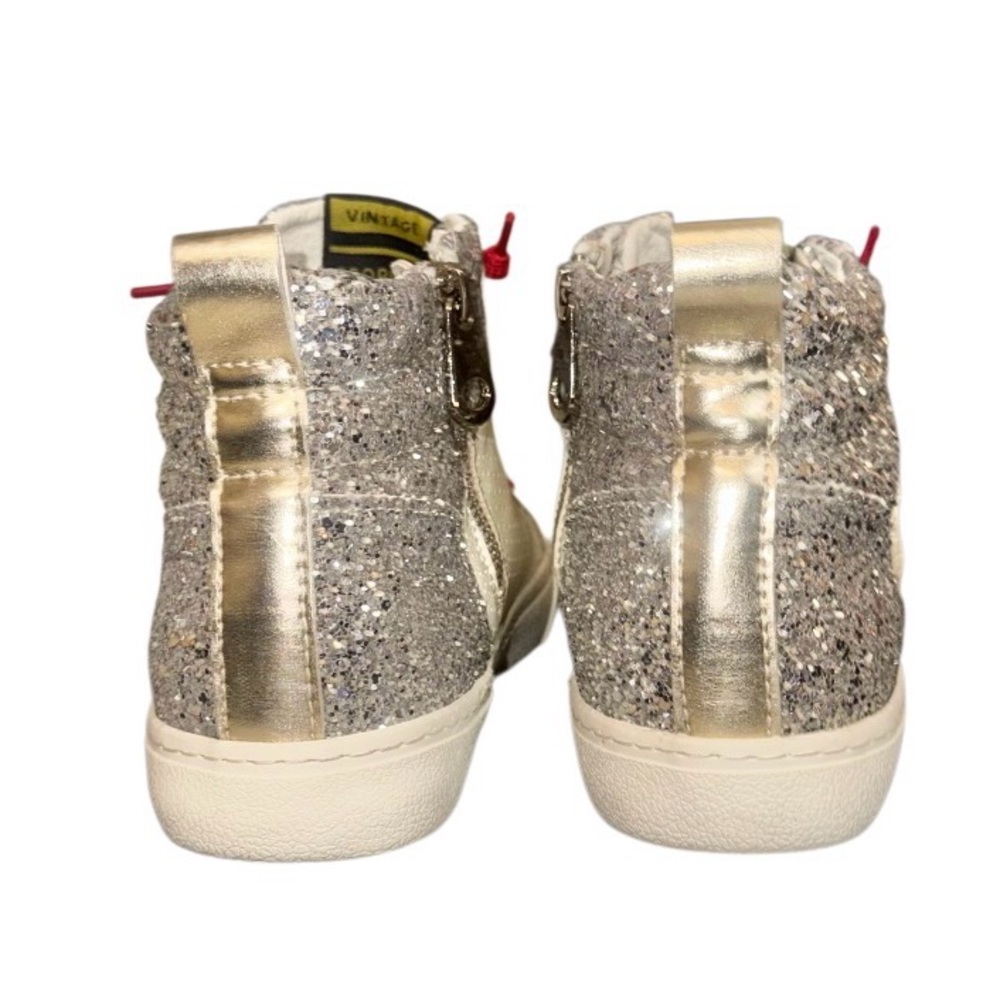 Wrn2X VINTAGE HAVANA Lester sneakers glitter tennis shoes women’s size 7.5 - Picture 11 of 17